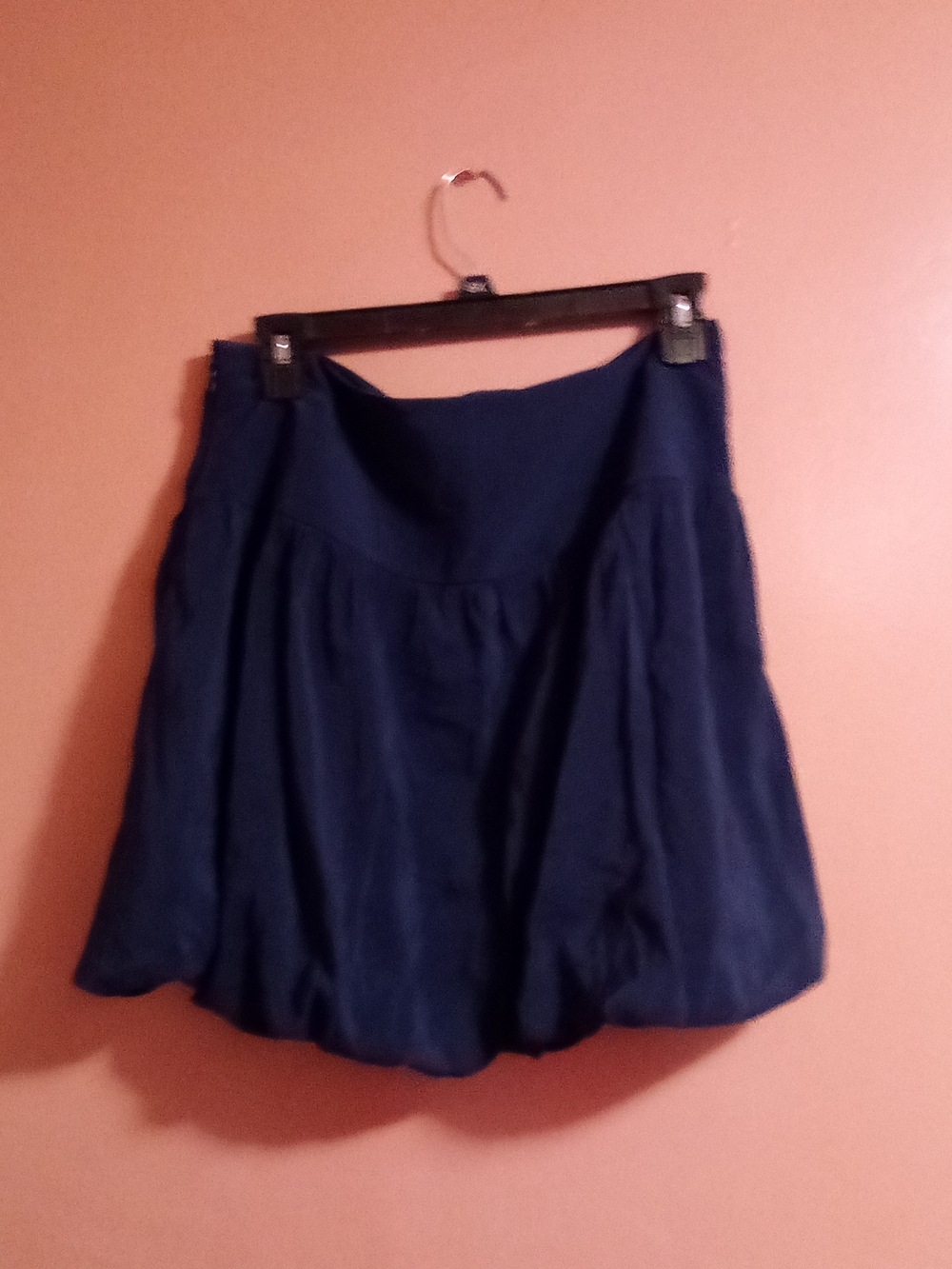 a new day Navy Bubble Hem Skater Skirt ( Bag C )